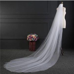 Cathedral length ivory veil
